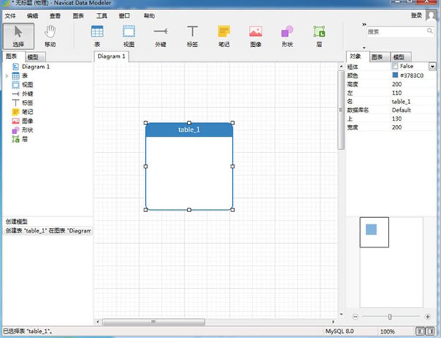 Navicat Data Modeler Premium数据库设计 v3.1.6 中文特别版(附安装教程)