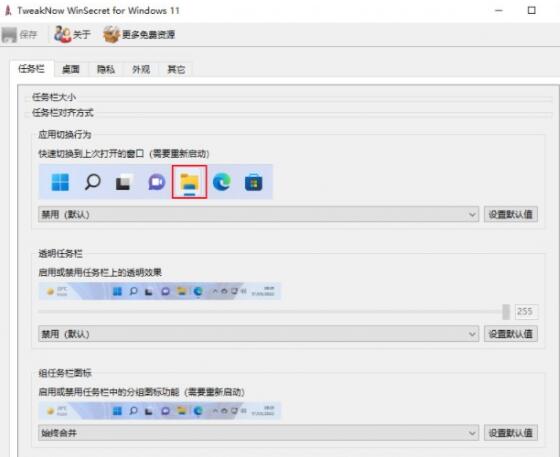 Windows11调整工具 TweakNow WinSecret for Windows 11 V1.1.3 中文注册版