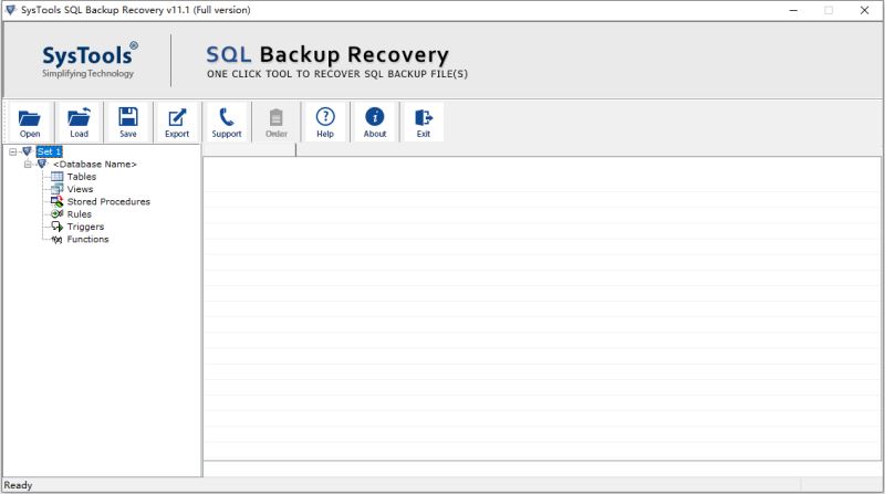 SysTools SQL Backup Recovery v11.1 免费特别版 附激活教程