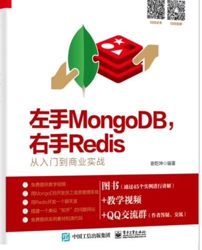 左手MongoDB,右手Redis:从入门到商业实战 完整版PDF