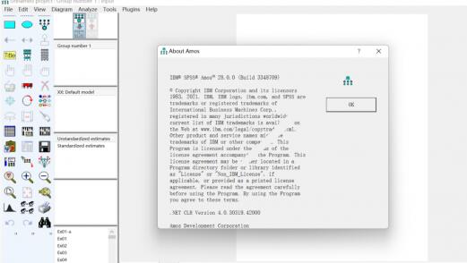 IBM SPSS Amos v28.0.0 永久激活版(附lservrc许可证+安装教程)
