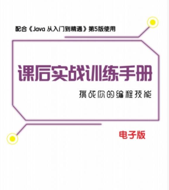 Java课后实战训练手册 中文PDF高清版