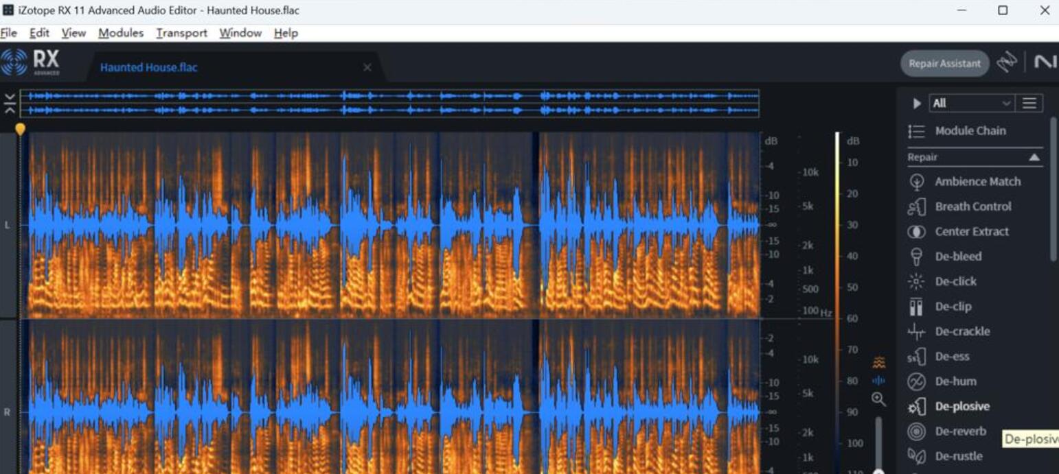 iZotope RX 11 Audio Editor Advanced v11.0.0 CE 一键免费直装版 64位
