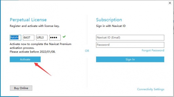 最新Navicat premium完美激活补丁 v16.0.10 32/64 附激活教程