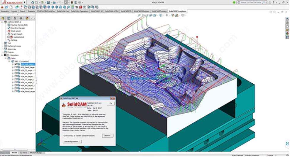 SolidCAM 2017 SP0 64位 多语言安装免费版(附安装教程)