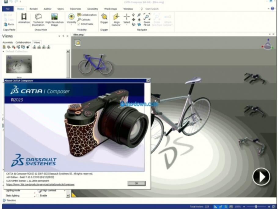 DS CATIA Composer R2023 v7.10.0.23145 中文激活版(附补丁+安装教程) Win64