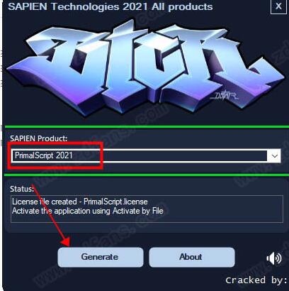 SAPIEN PrimalScript注册机 2022 v8.0.170 X64 特别版 附激活教程
