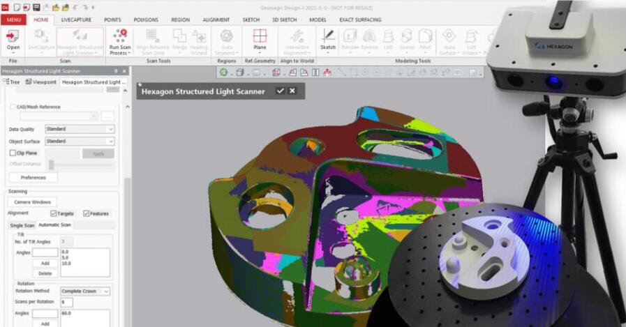 CAD模型工程软件Geomagic Design X v2022.0.0 中文激活版(附激活教程)