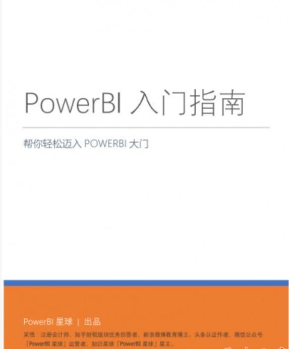 PowerBI入门指南 中文PDF高清版