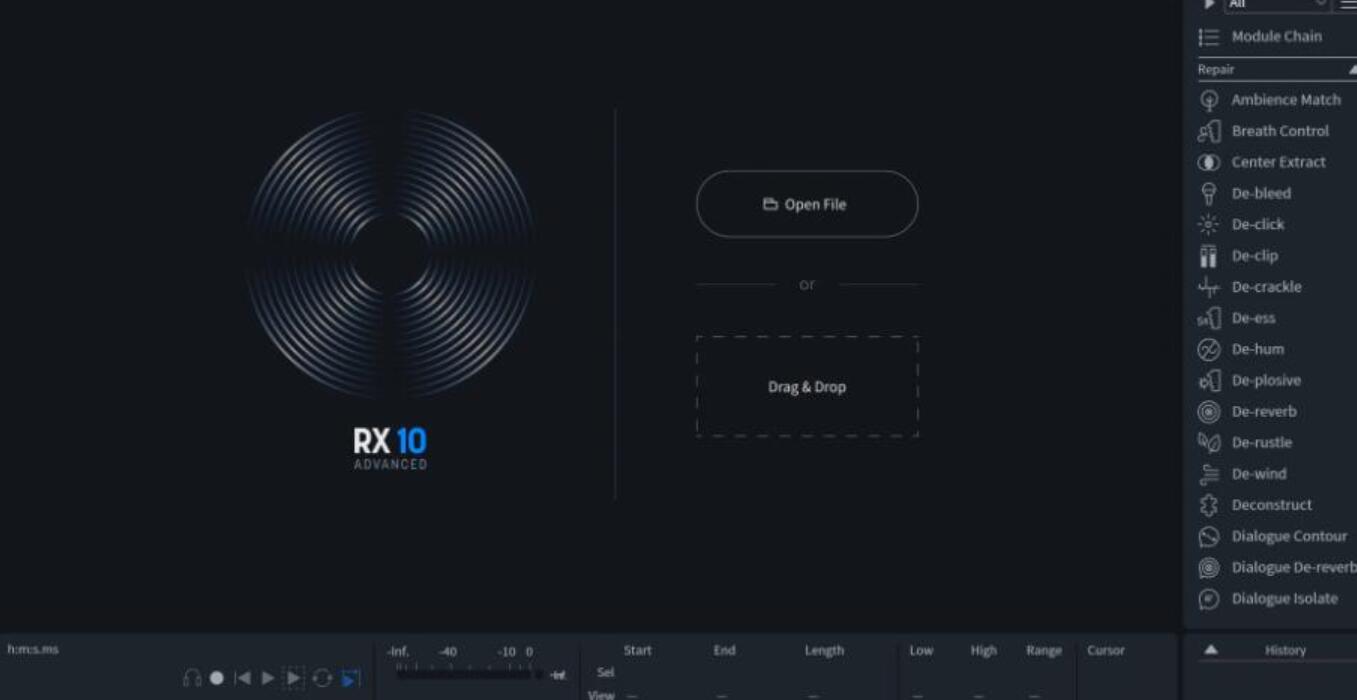 iZotope RX 10 Audio Editor Advanced 10.0.0 免费特别版(附安装教程) 64位 