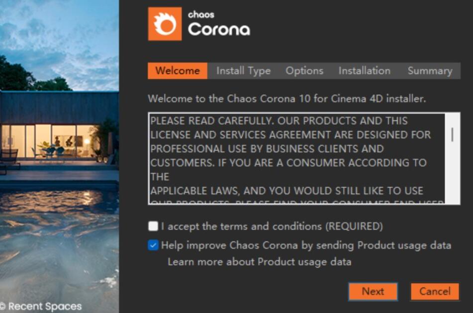 C4D渲染器插件Chaos Corona 10 for Cinema 4D R17 - 2023 最新特别版(附方法)