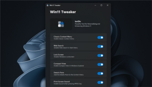 Win11 Tweaker1