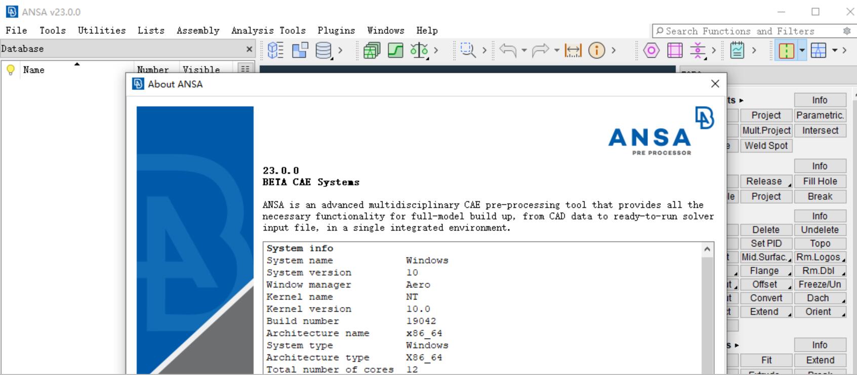 BETA-CAE Systems v24.0.0 (ANSA + Meta Post + CAD Translator) Win64 完美激活版