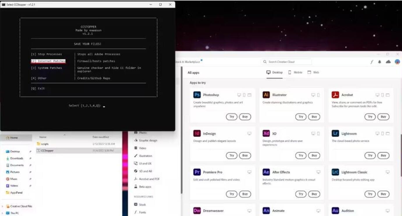 CCStopper(阻止Adobe更新/后台启动工具) 1.2.3 hotfix.1 免费绿色版