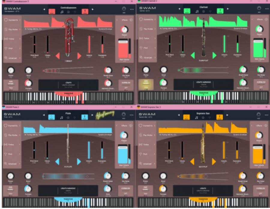 Audio Modeling SWAM Solo Woodwinds Bundle v3.7.2.5169 独立/VSTi/VST3i 免费版