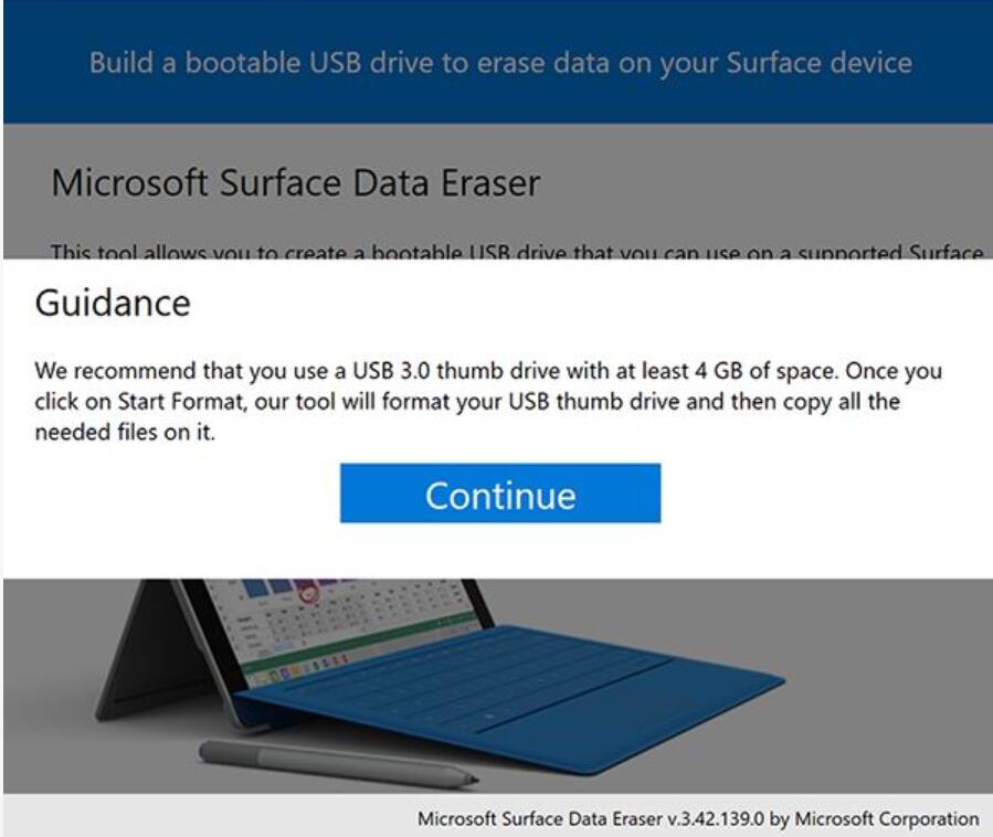 Microsoft Surface Data Eraser v3.54.139.0 官方正式免费版