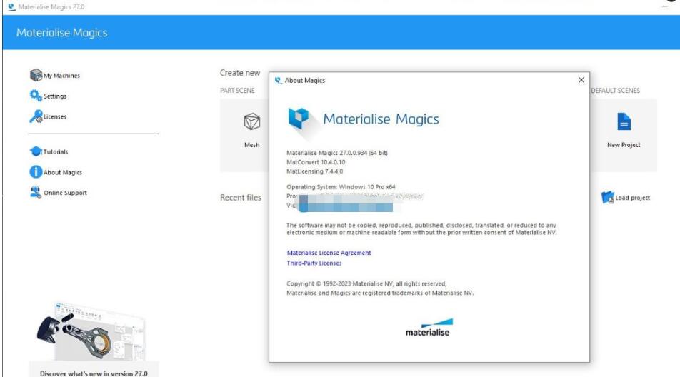 Materialise Magics 27.0.0.934 中文免费授权版(附安装教程) with MatConvert 10.4.0