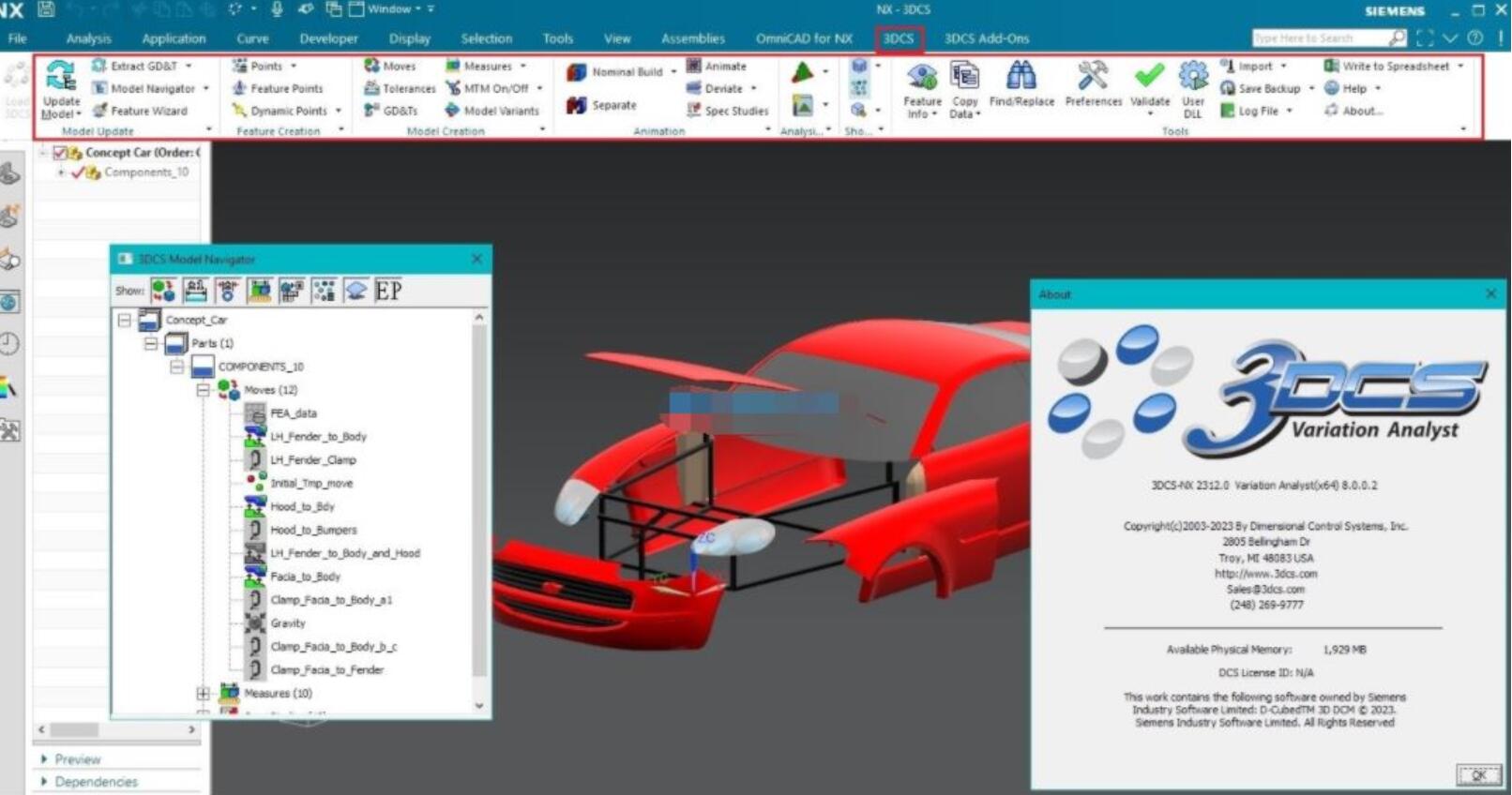 公差分析3DCS Variation Analyst 8.0.0.2 for Siemens NX 9.0-2312 Series 免费版