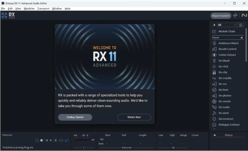 音频修复iZotope RX 11 Audio Editor Advanced v11.0.0 免安装绿色便携版 64位