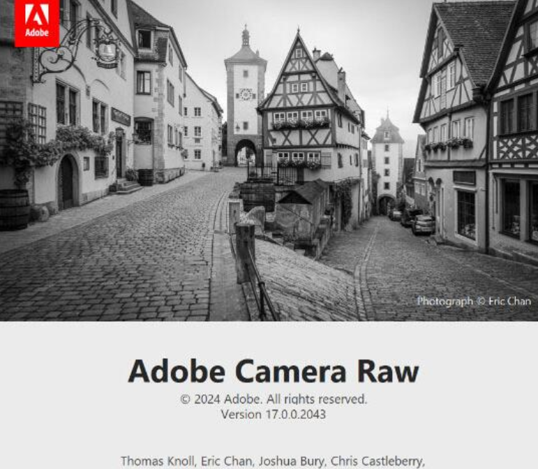 增效工具Adobe Camera Raw 2025(ACR17) v17.0 x64 中文免费安装正式版