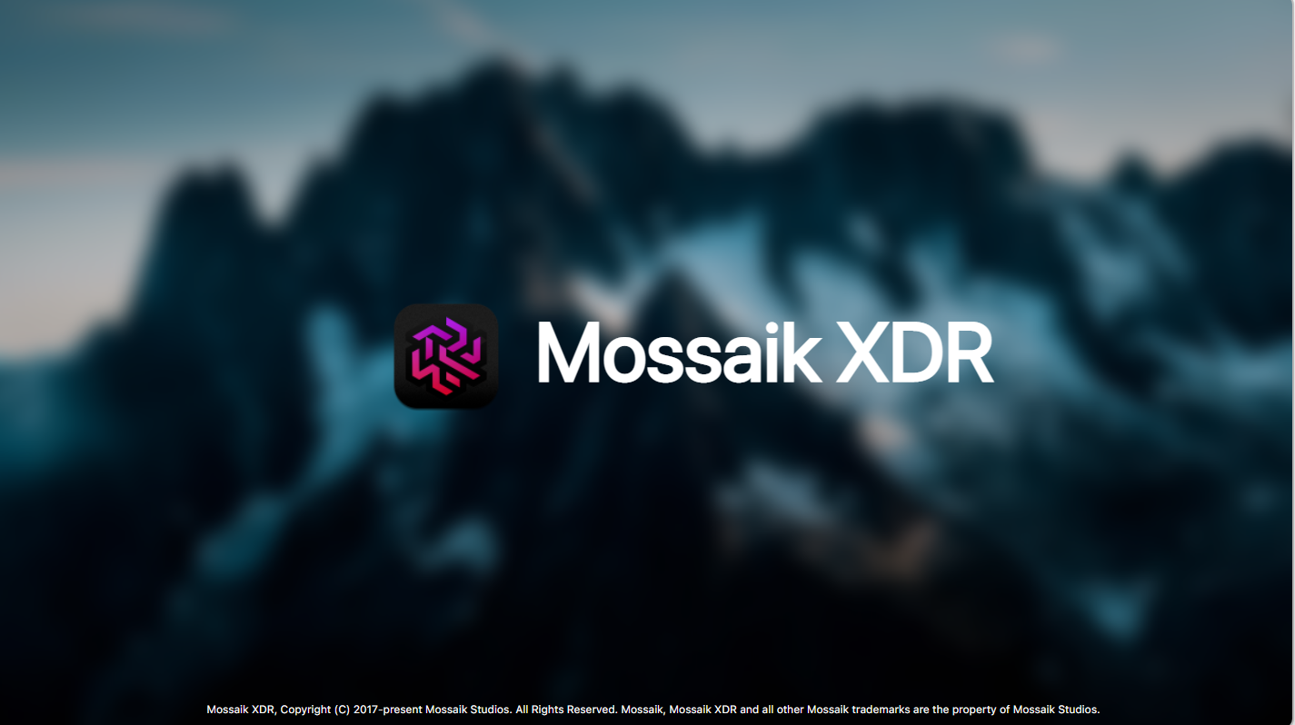 专业XDR照片编辑 Mossaik XDR Pro 2.3.27 绿色免费版