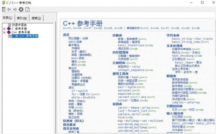 C++26标准(c++标准中文手册) 2025 官方最新完整版